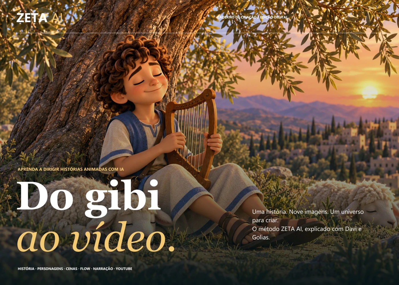 Do Gibi ao Vídeo, o e-book visual ZETA AI