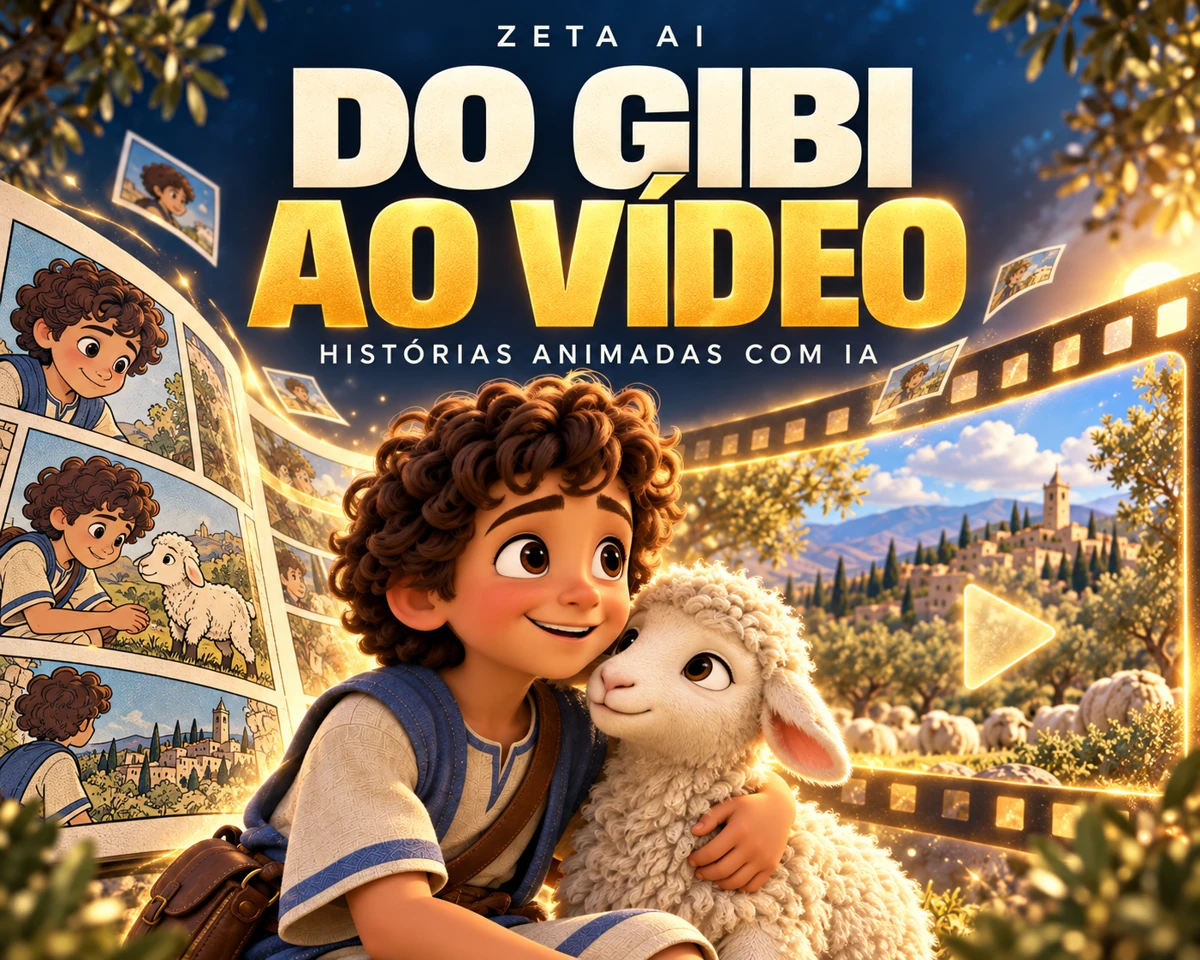 Capa Do Gibi ao Vídeo: Davi, o cordeiro e a transformação do gibi em animação